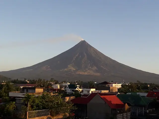 The cone of Mayon Volcano, Albay
