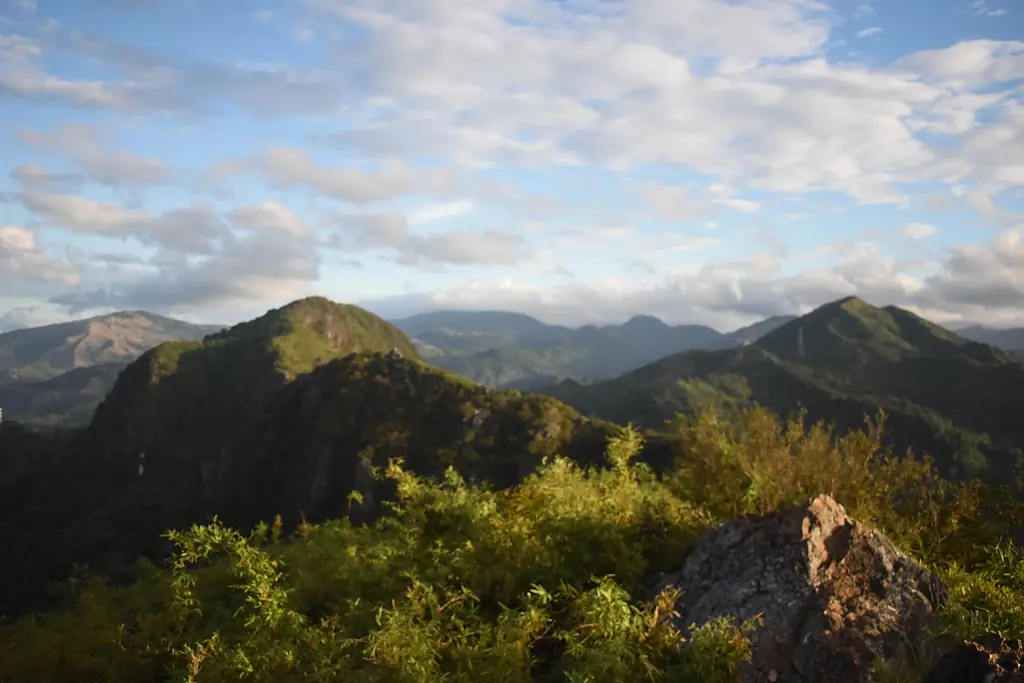 The forested ridges above the Wawa gorge, Rodriguez (Montalban), Rizal
