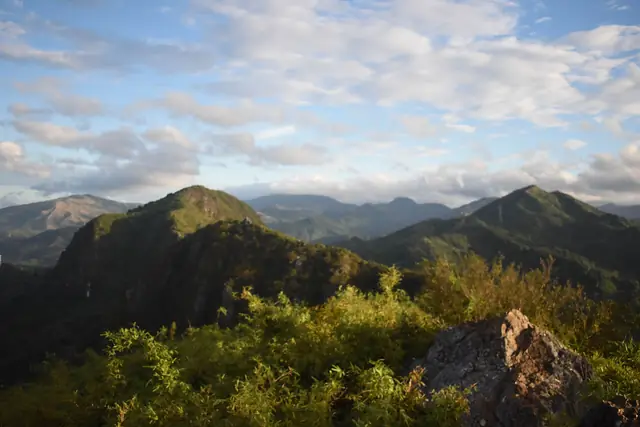 The forested ridges above the Wawa gorge, Rodriguez (Montalban), Rizal